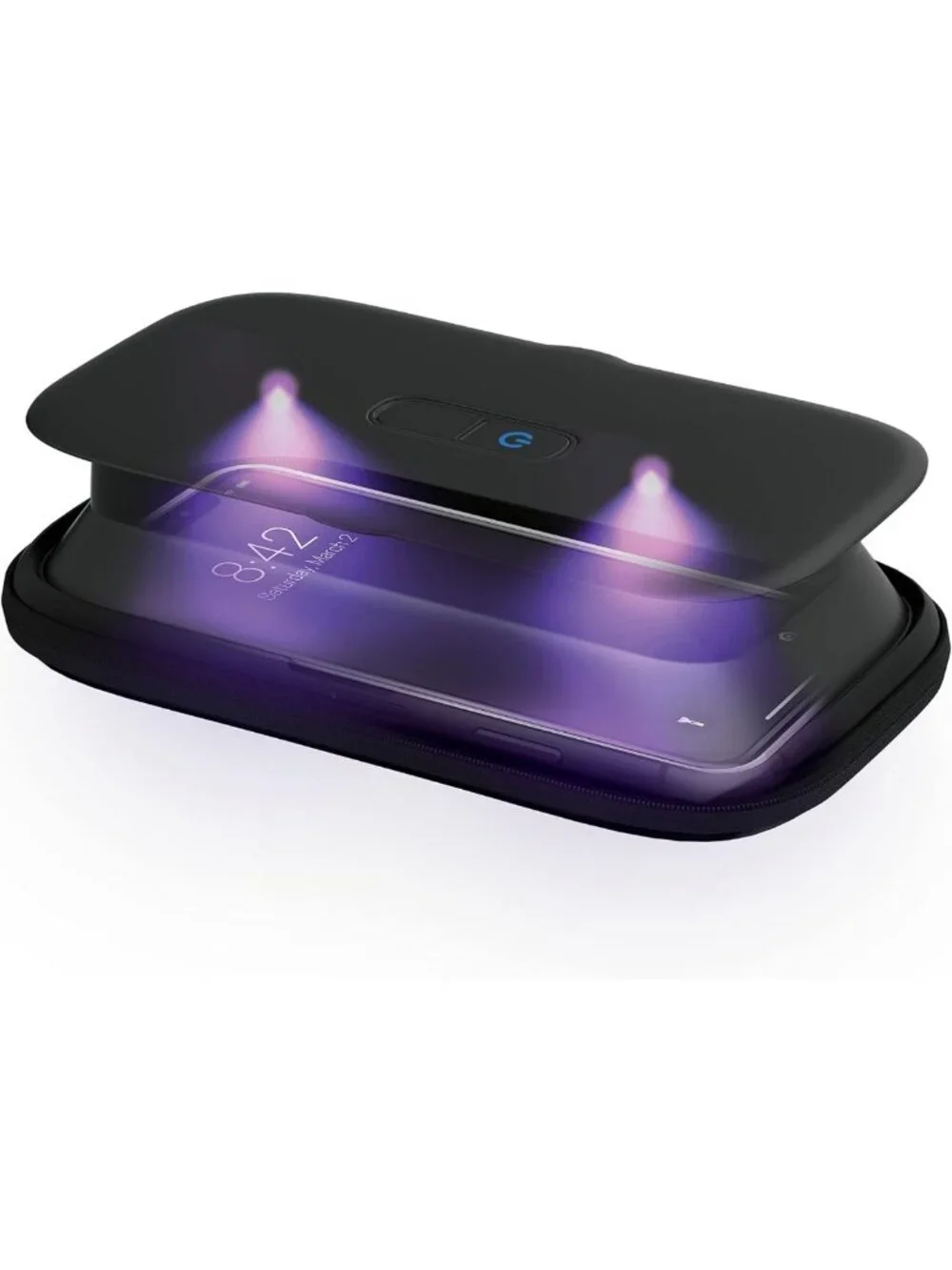 Portable UV Light Sanitizer Box – Rechargeable Sterilizer for Masks, Phones
